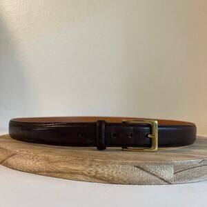 Trafalgar USA Made Hand Polished Cortina Hand Polished Belt Unisex Size 44 XL